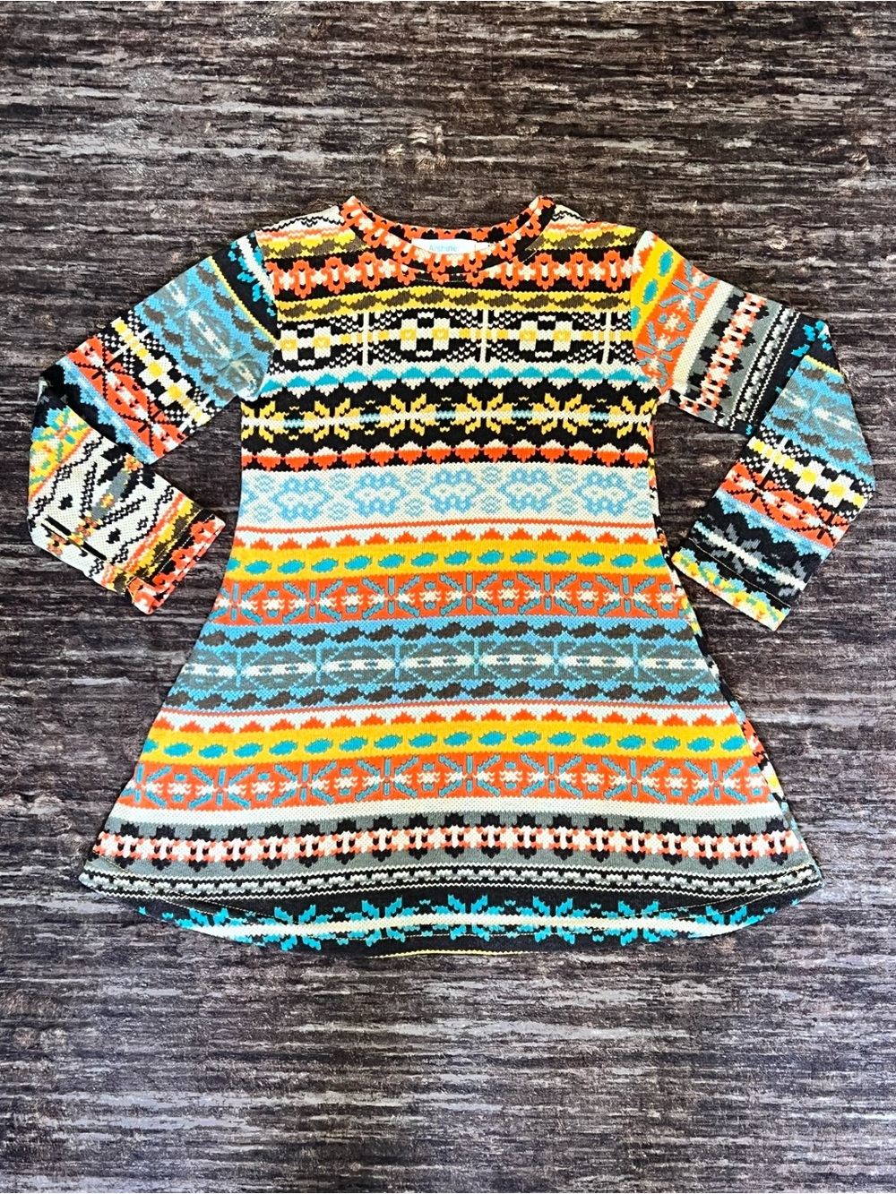 Girls Geometric Dress
